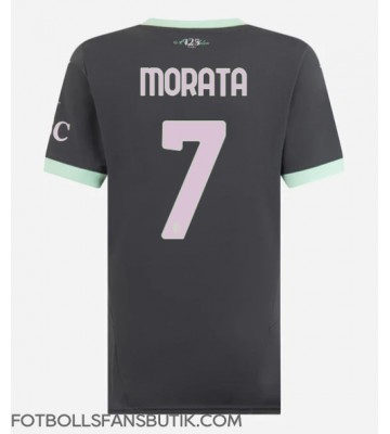 AC Milan Alvaro Morata #7 Replika Tredje Tröja Damer 2024-25 Kortärmad